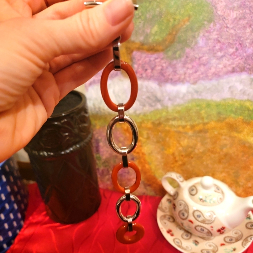 Vintage stainless steel bracelet